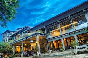 Front of property – evening/night