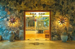 Entrada de la propiedad