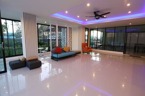 Zona de estar del vestíbulo