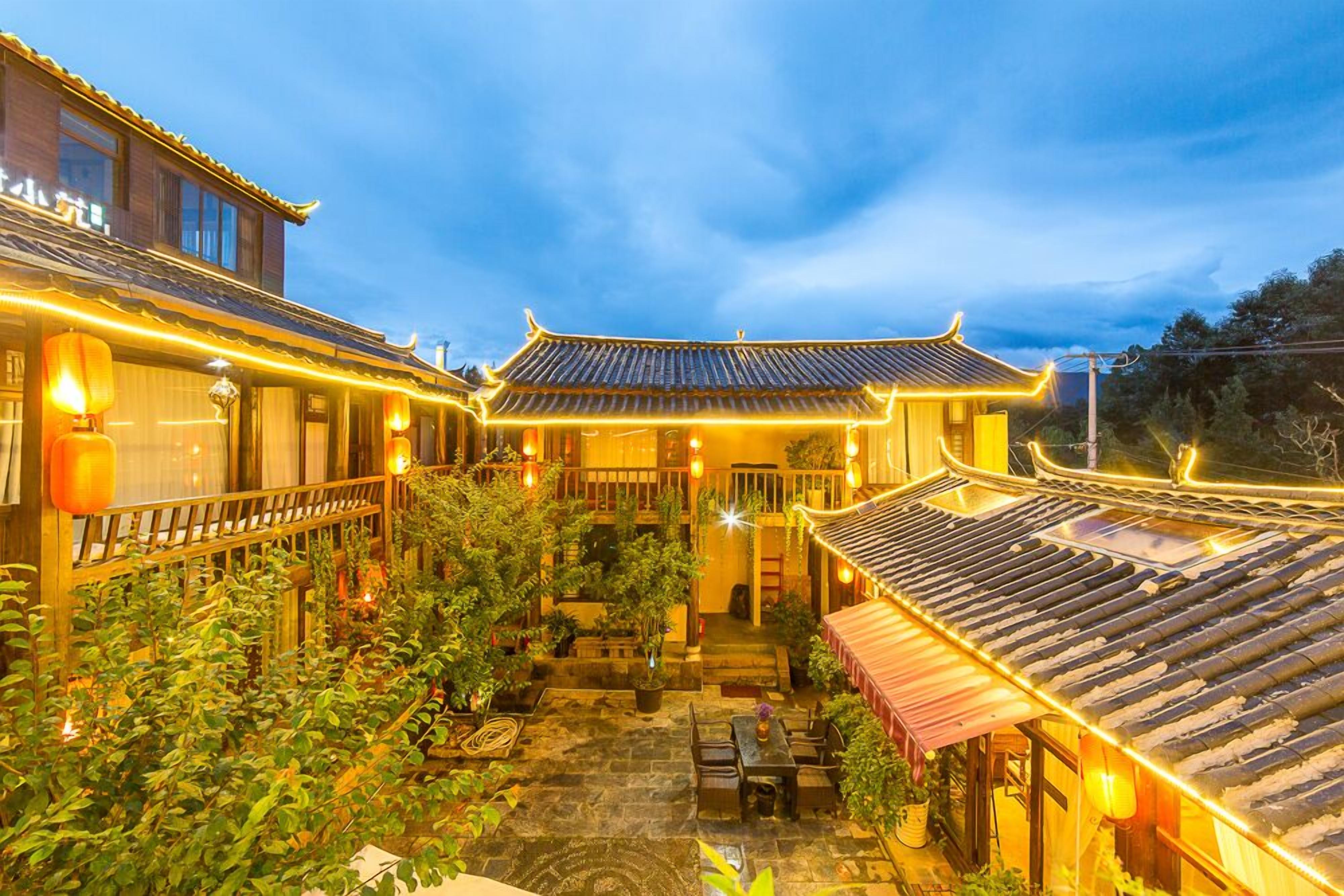 Front of property - evening/night