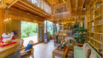 Sittområde i lobbyn