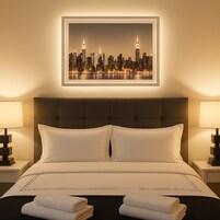 Ropa de cama de alta calidad y sistema de insonorización 