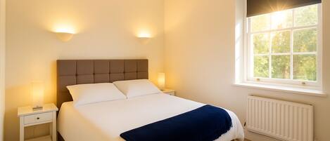 Lägenhet Executive - eget badrum ((48)) | Sängtillbehör av högsta kvalitet, ljudisolering och strykjärn/strykbräda