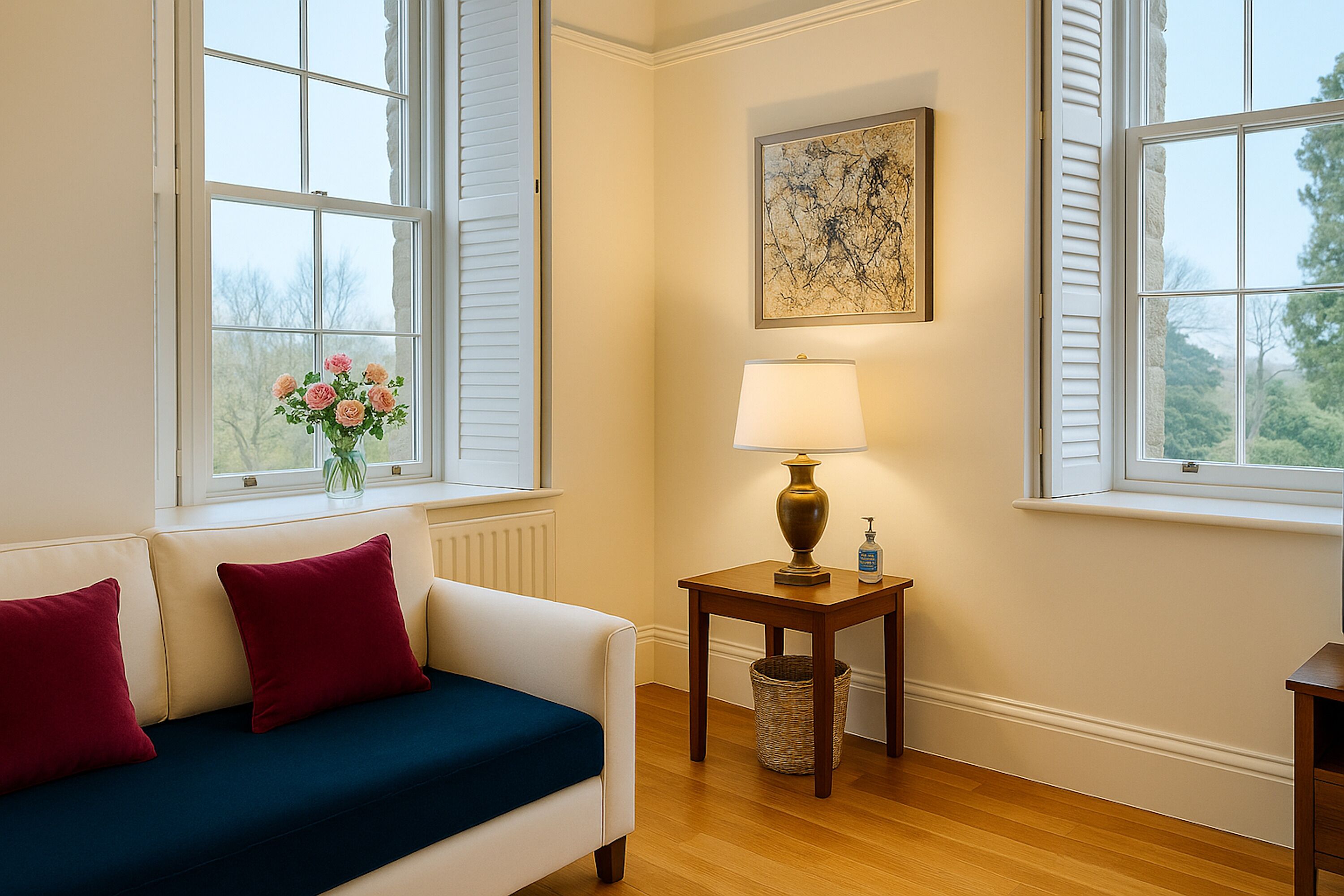 Luxury Apartment, Ensuite ((34)) | Premium bedding, soundproofing, iron/ironing board, free WiFi