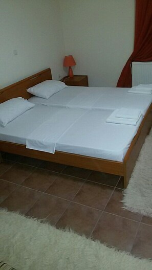 Habitación estándar con 2 camas individuales | Tabla de planchar con plancha y wifi gratis