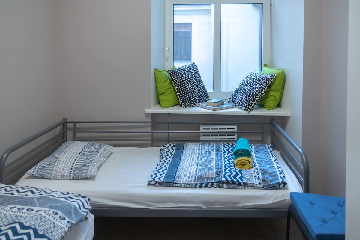 Standard Double or Twin Room, 1 Bedroom, Shared Bathroom, City View | Desk, soundproofing, iron/ironing board, free WiFi