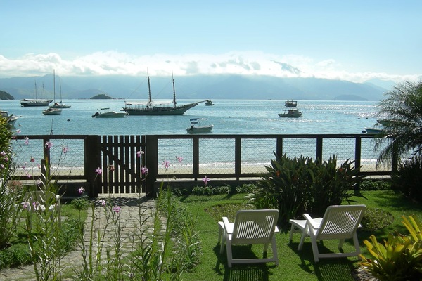 On the beach, sun-loungers, beach umbrellas, beach towels
