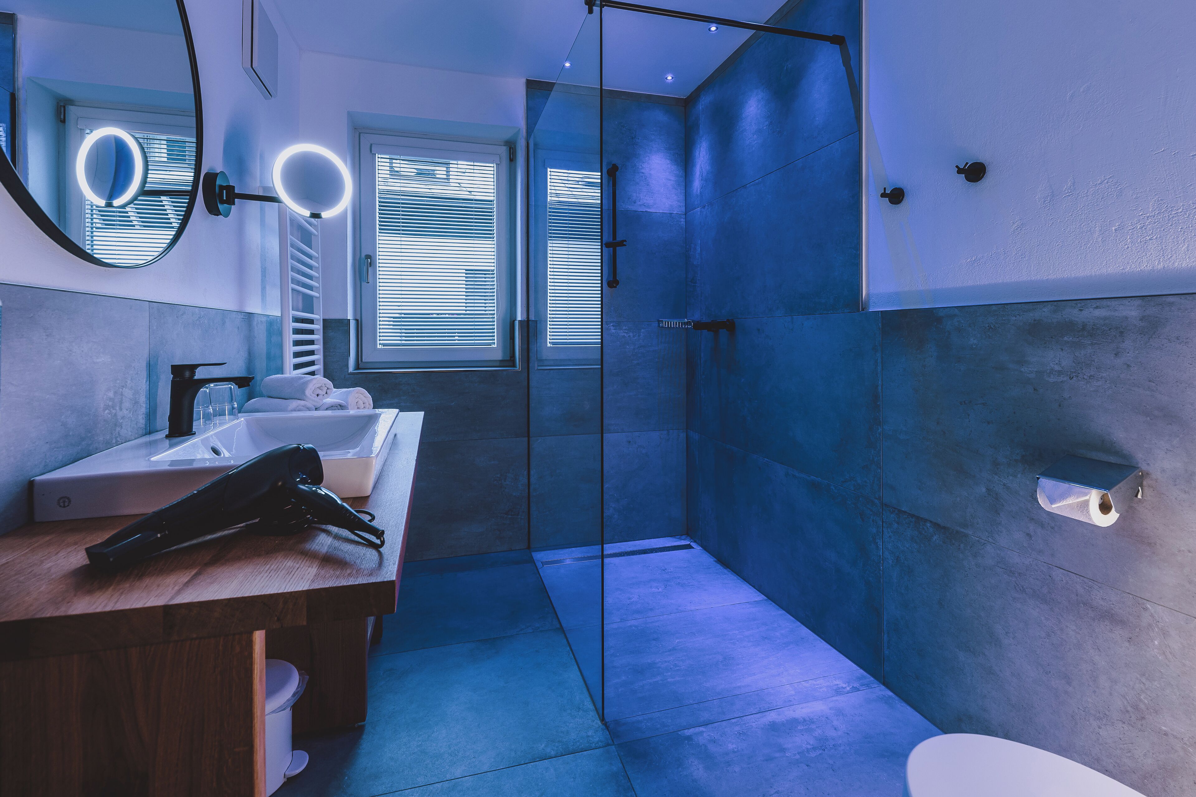 Comfort-Apartment, 4 Schlafzimmer, Sauna (Nr. 7) | Badezimmer | Dusche, Haartrockner, Handtücher