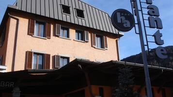 Fassade der Unterkunft