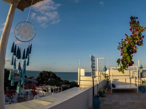 Vue sur la plage/l’océan