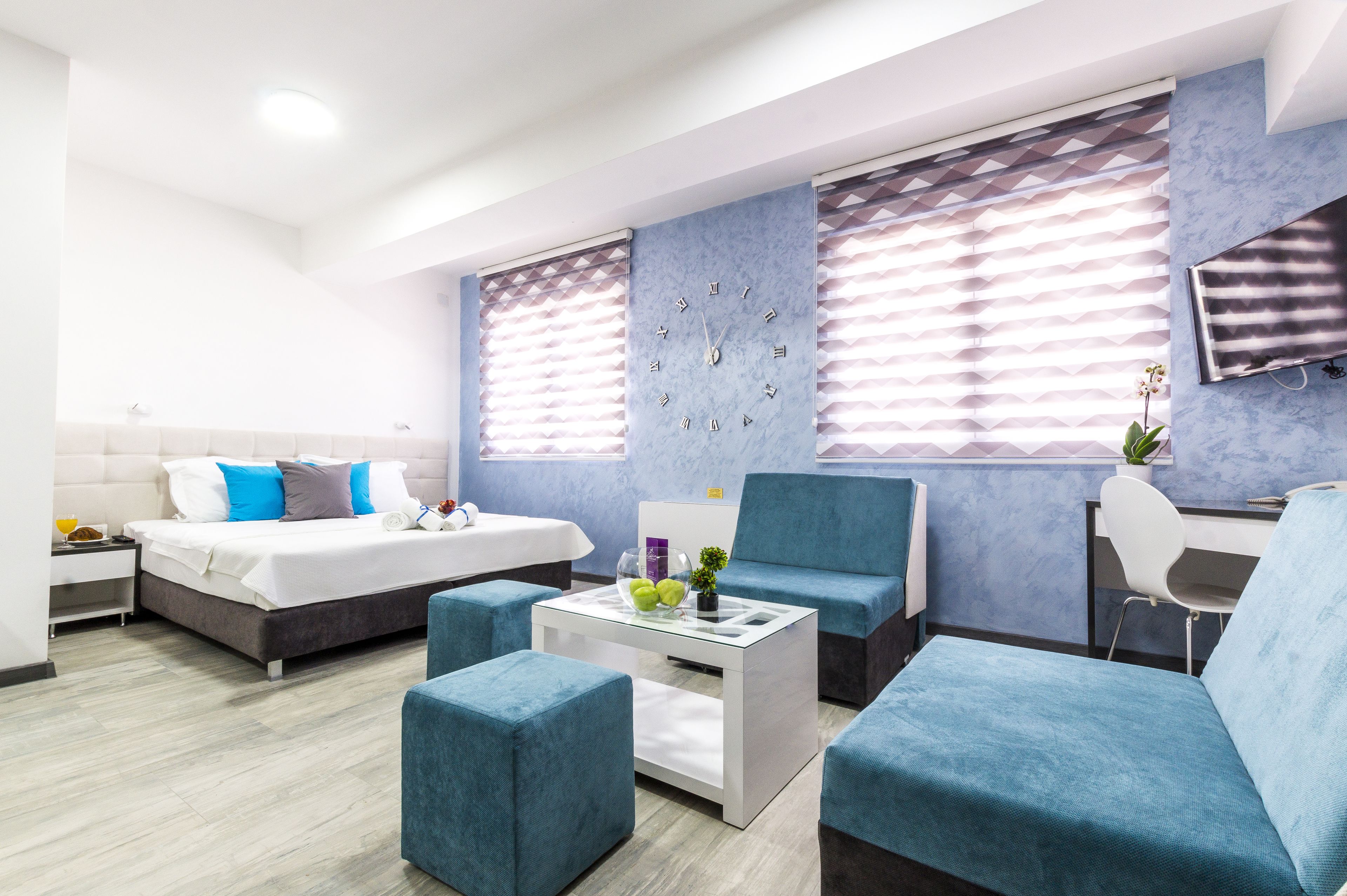 superior apartment city view | premium bedding, in-room safe, desk, free wifi