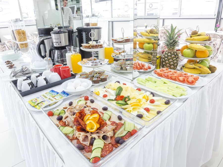 Daily buffet breakfast (EUR 10 per person)