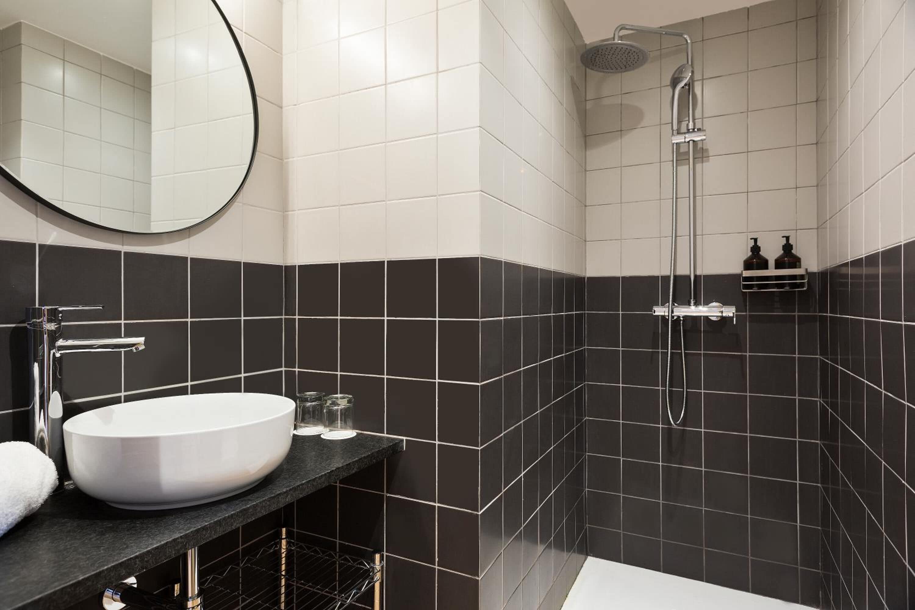 free toiletries, hair dryer, towels