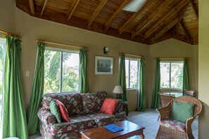 Comfort Studio, 1 Queen Bed, Kitchen (Second floor) | Living room | Flat-screen TV