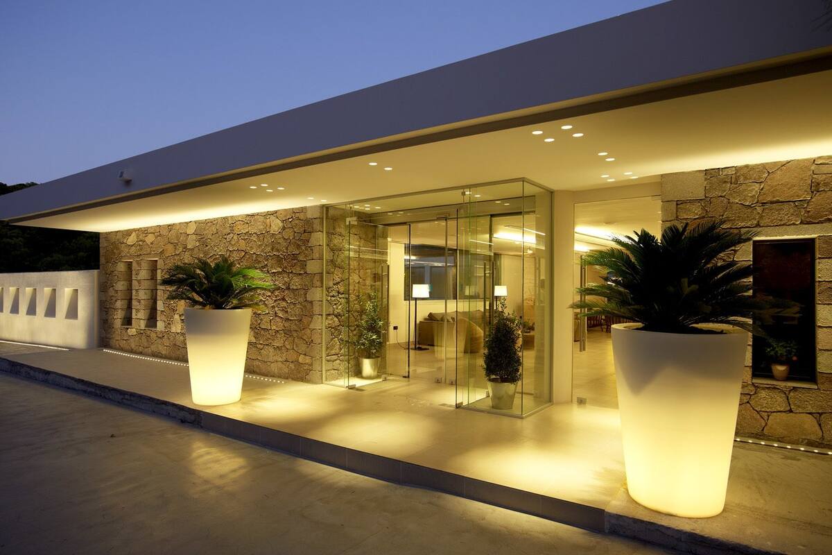 front of property – evening/night