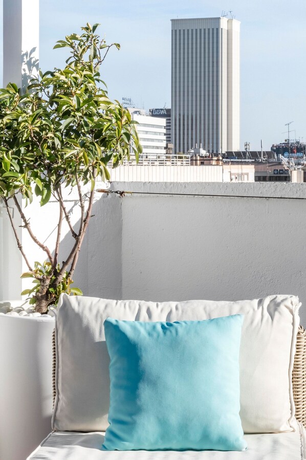 Uitzicht vanuit accommodatie