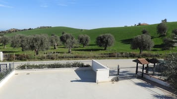 Blick von der Unterkunft