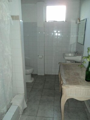 Shower, free toiletries, hair dryer, towels - The Clifton Hotel (Union Island)