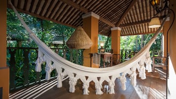 Luxe bungalow | Terras