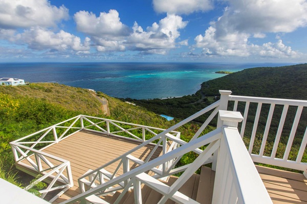 Caribbean views from 3 private decks.