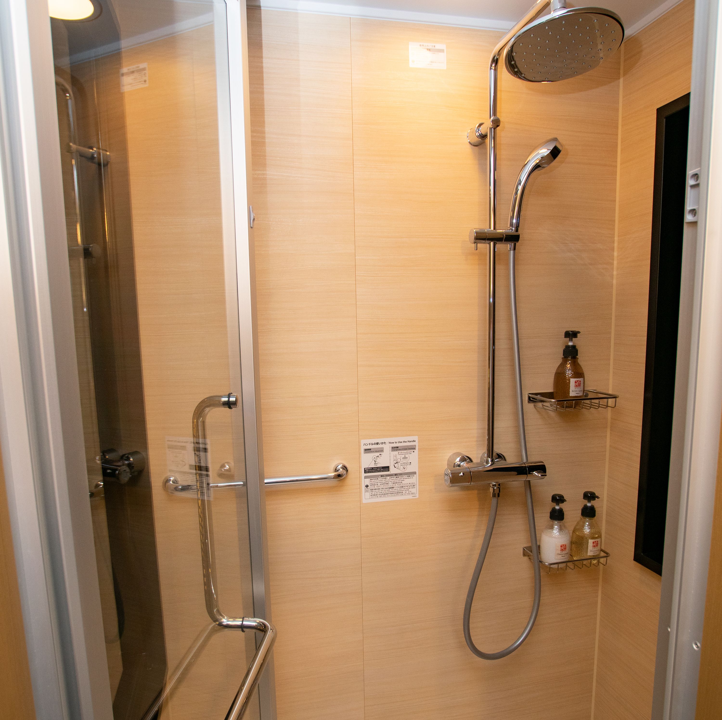 bicycle room | bathroom shower