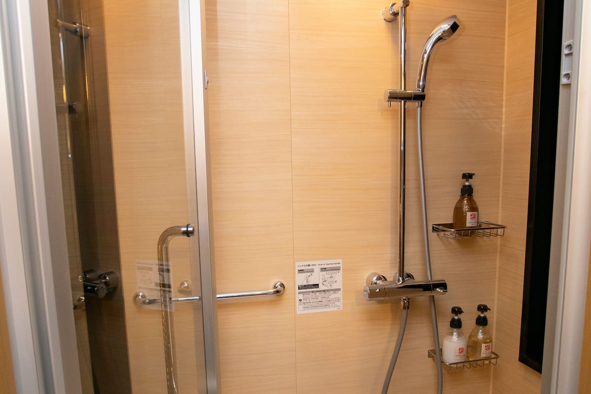 bicycle room | bathroom shower