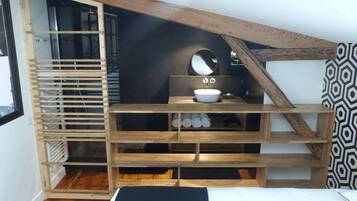 1 bedroom, desk, soundproofing, iron/ironing board