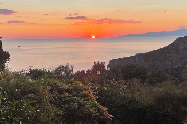 Blick von der Unterkunft