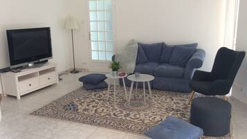 TV, fireplace, table tennis