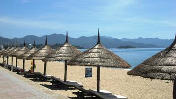 Beach nearby, white sand