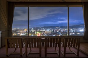 Deluxe Room, Non Smoking, Mountain View | View from room - onsen hotel Omoto (Matsumoto)