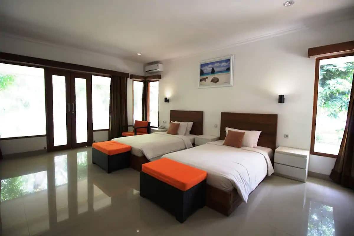 Deluxe Bungalow, Berbilang Katil | 1 bilik tidur, peralatan tempat tidur premium, busa memori