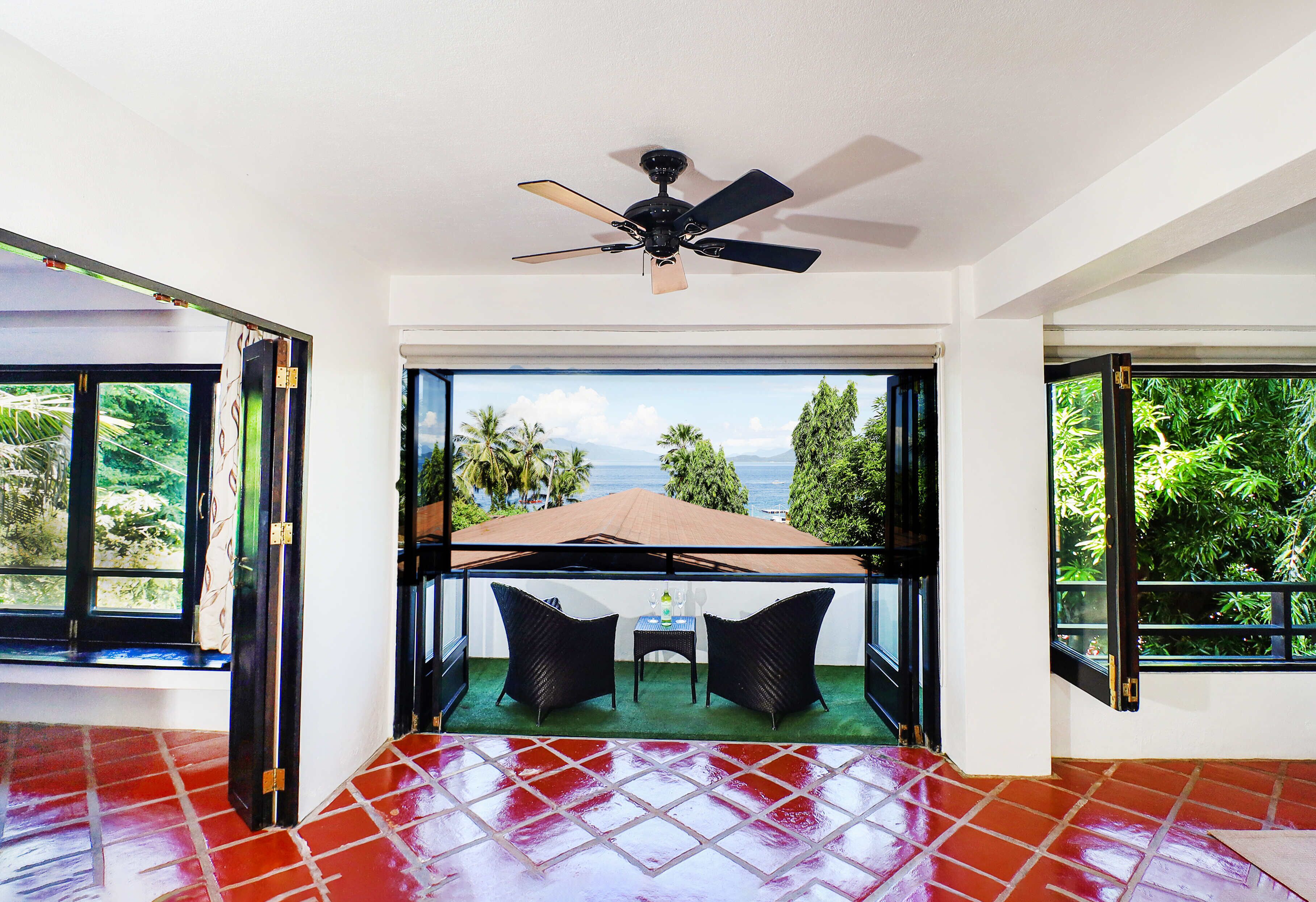 premium villa, 1 bedroom, sea view | terrace/patio