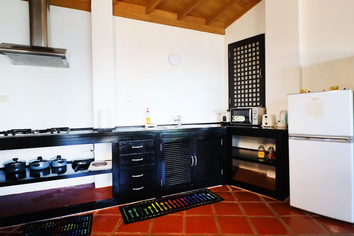 premium villa, 2 bedrooms, sea view | private kitchen | coffee/tea maker, electric kettle