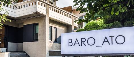 Fassade der Unterkunft