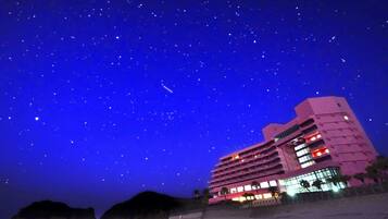 Front of property – evening/night