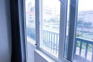 Blick von der Unterkunft