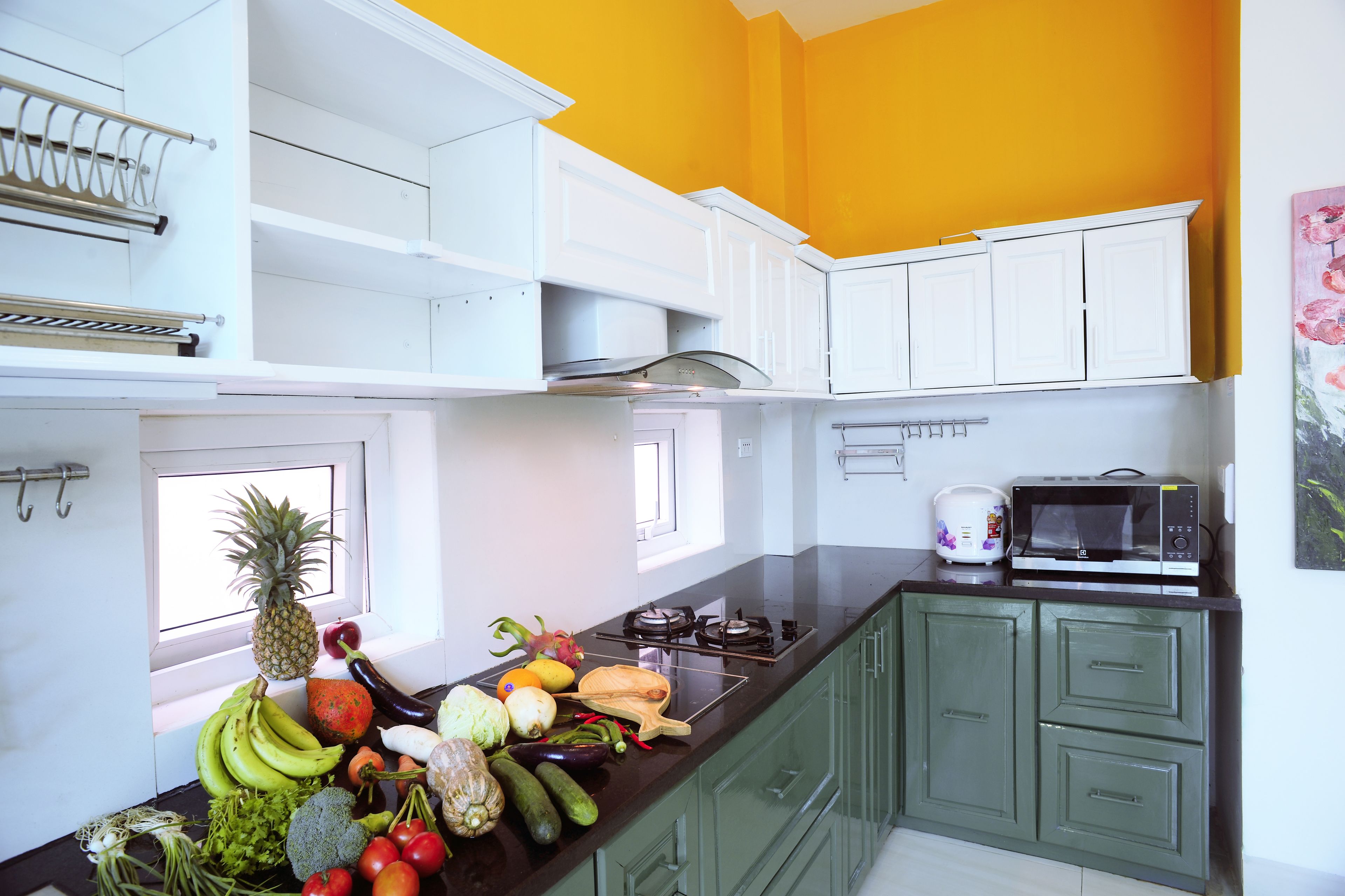 basic apartment | private kitchen | mini-fridge, electric kettle, eco-friendly cleaning products