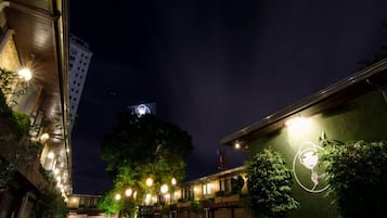 Front of property – evening/night