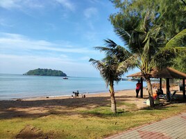 Private beach nearby