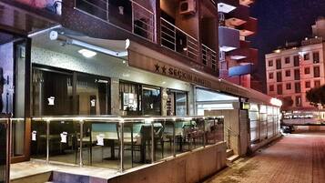 Front of property - evening/night