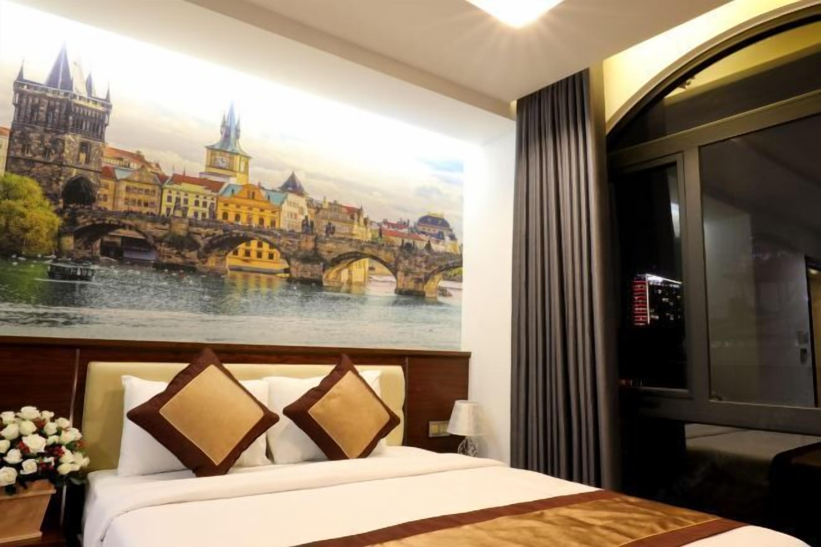 Minibar, in-room safe, desk, blackout curtains