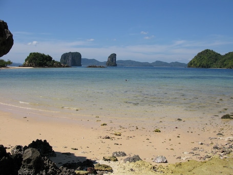 View from property. Melina's Beach Front Bungalow