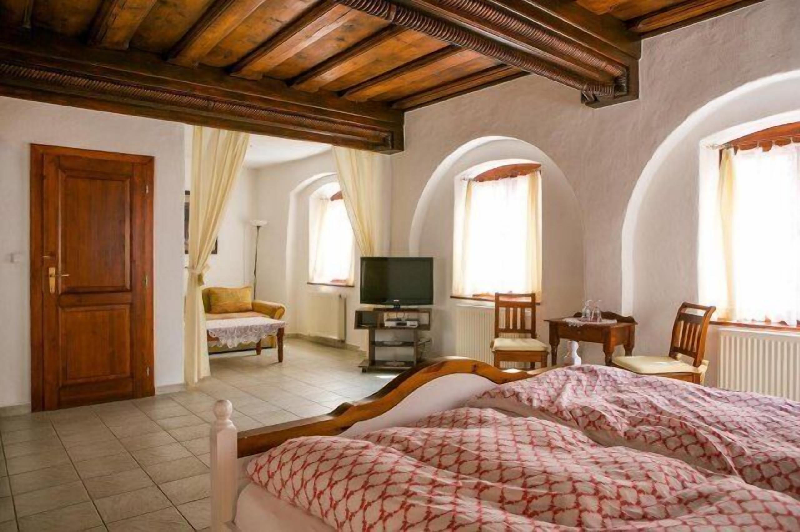 Blackout curtains, iron/ironing board, free WiFi, bed sheets