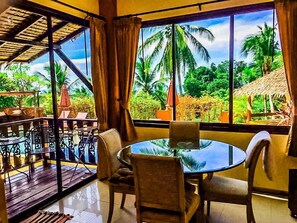 Deluxe Studio, Partial Ocean View | View from room - Samui Green Palm Resort (Koh Samui)