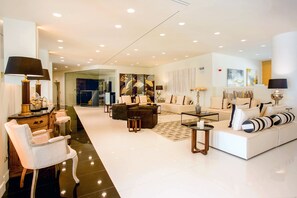 Lobby sitting area - Rodostamo Hotel & Spa - Adults friendly (Corfu)