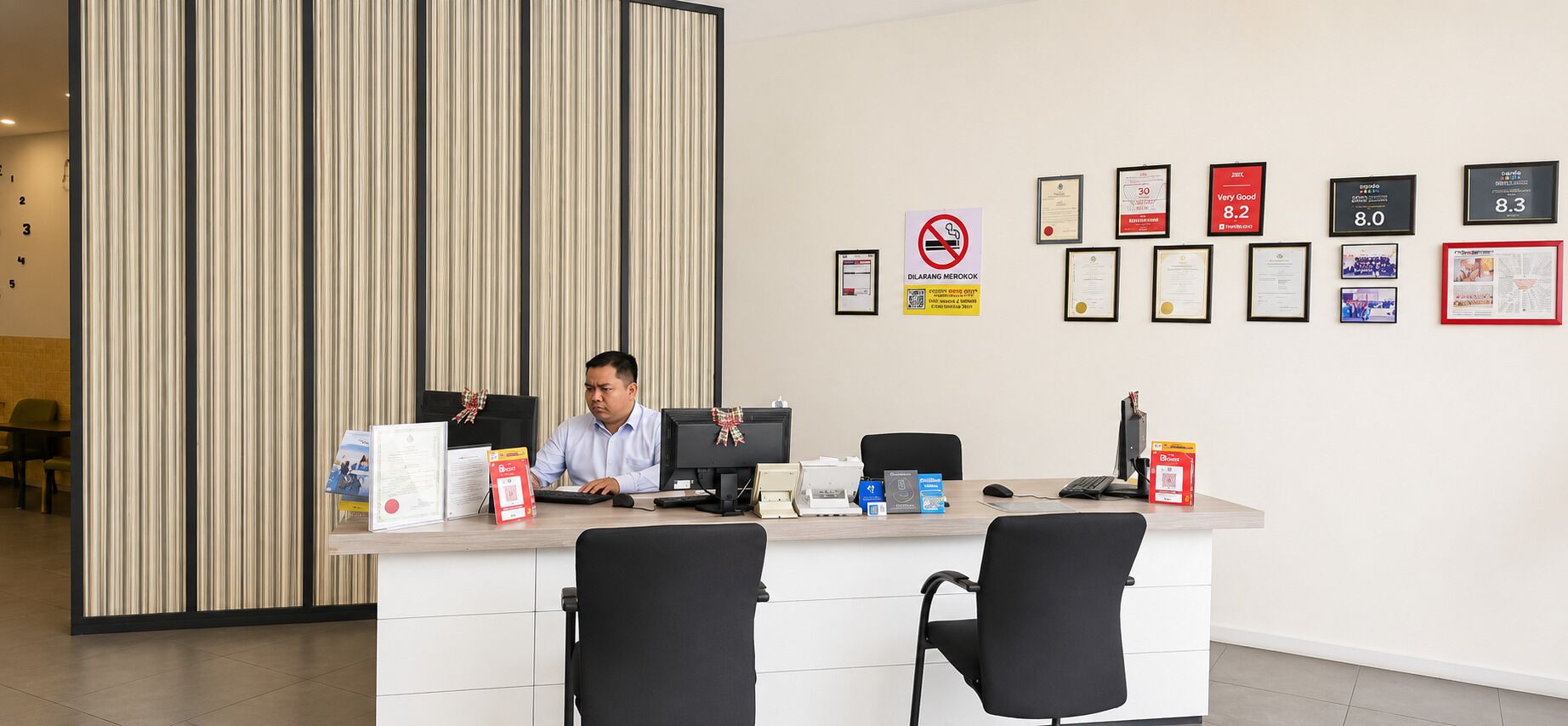 Reception hall
