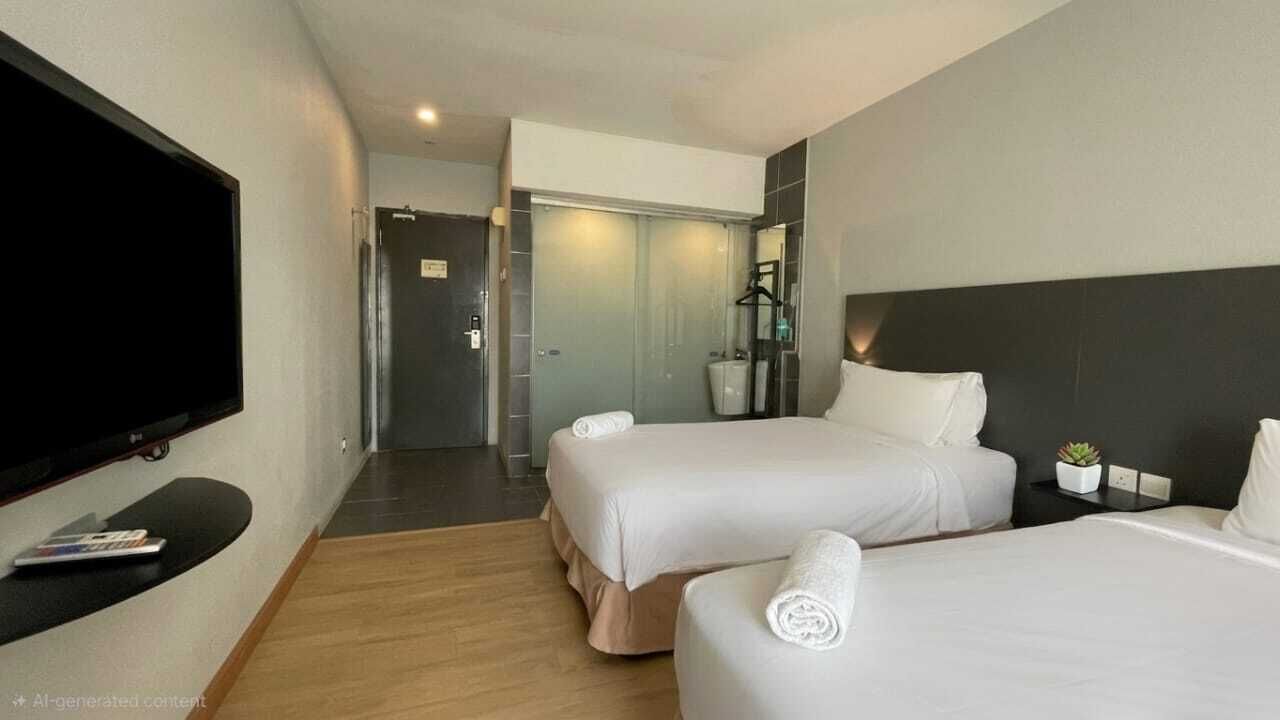 Superior Twin | Desk, free WiFi, wheelchair access