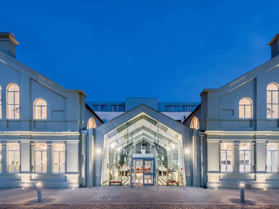 Front of property – evening/night