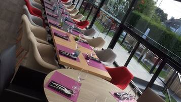 Lunch, dinner served; French cuisine, garden views